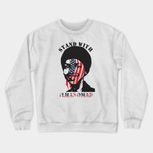 stand with ilhan omar Crewneck Sweatshirt